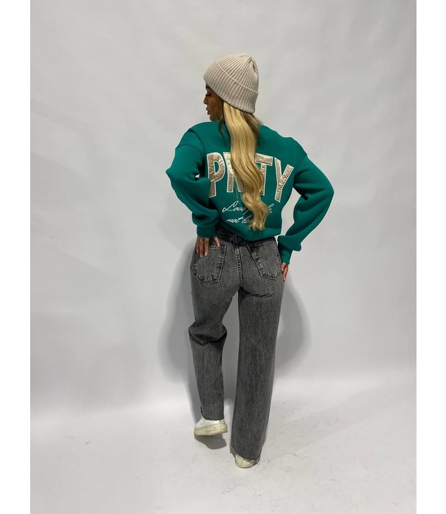 Prioritize Me Sweater / Emerald Green