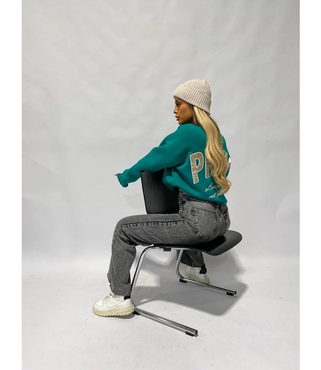 Prioritize Me Sweater / Emerald Green