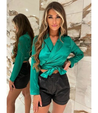 Yvie Blouse / Emerald Green