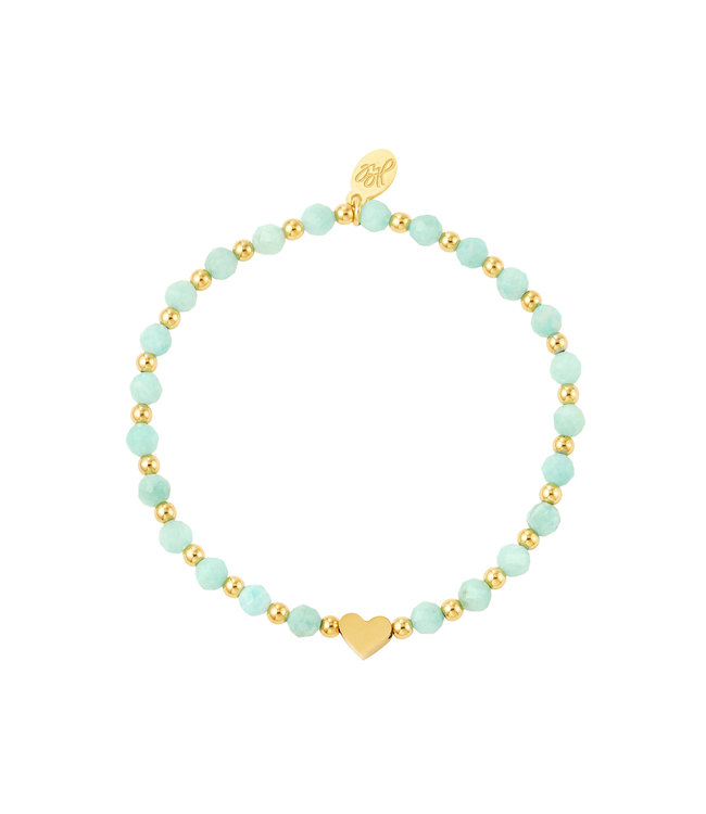 Pearls Heart Bracelet