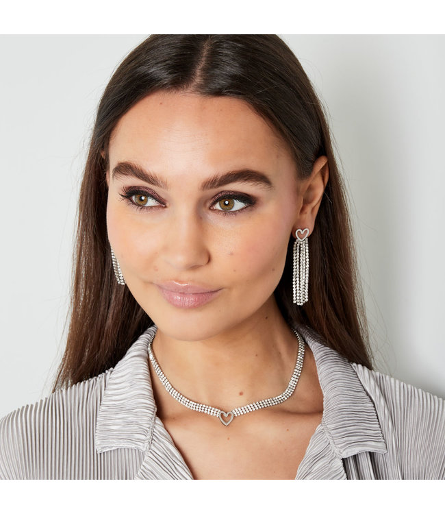 Zircon Heart Necklace