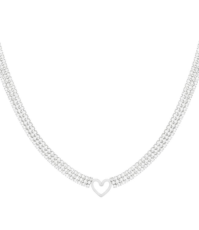 Zircon Heart Necklace