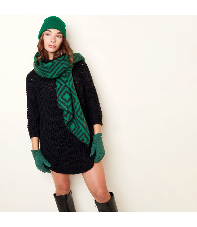 Printed Scarf / Green