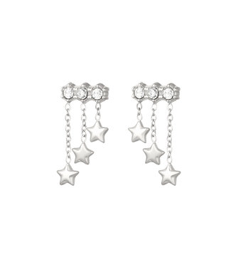 Chain Stars Stud Earrings