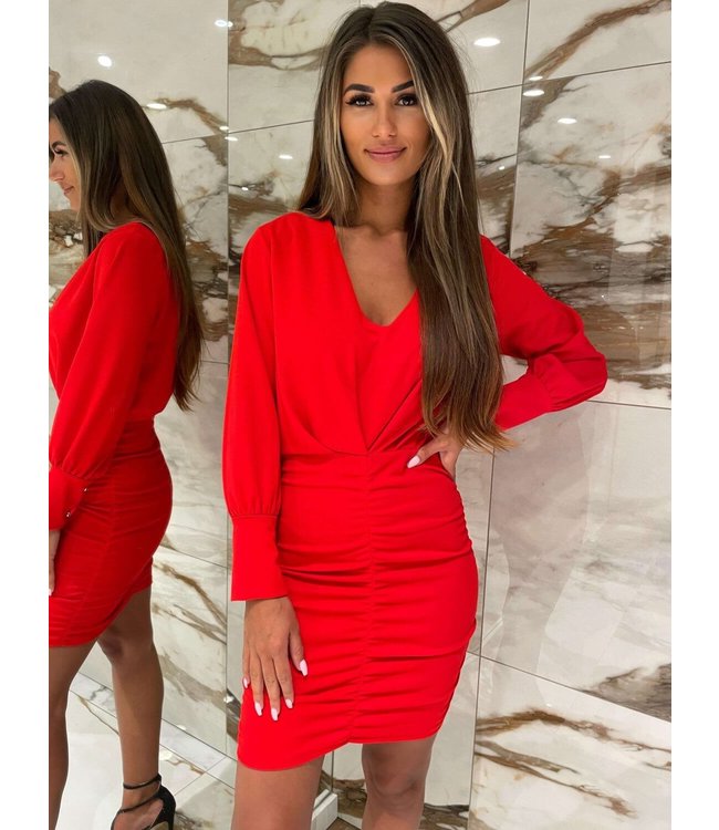 Diena Dress / Red