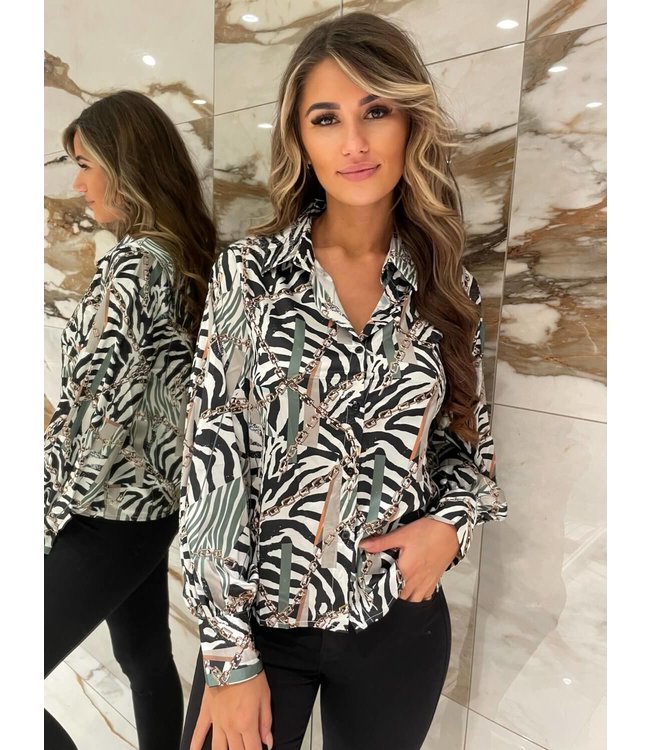 Zebra Blouse