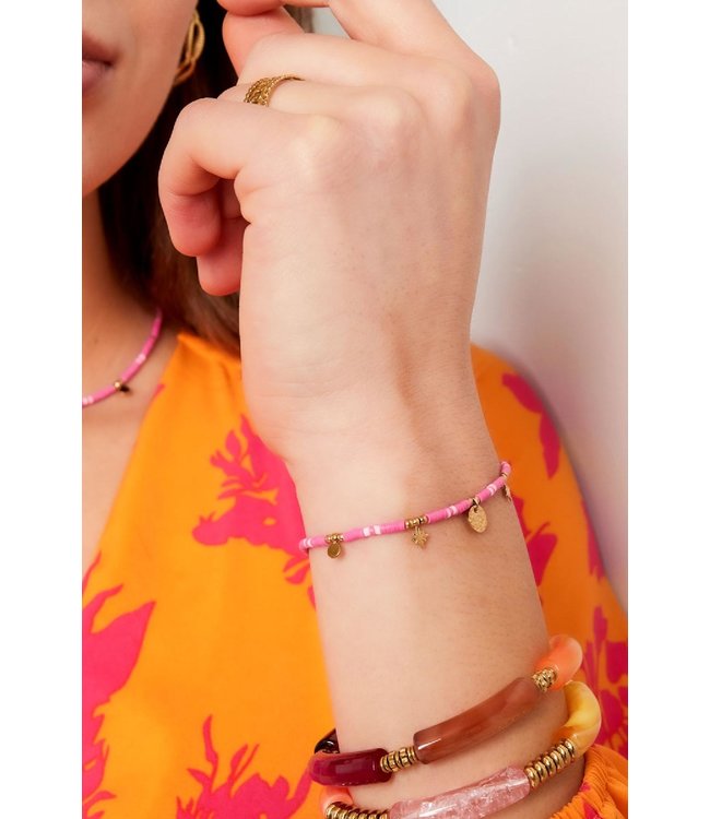 Beaded Charms Bracelet