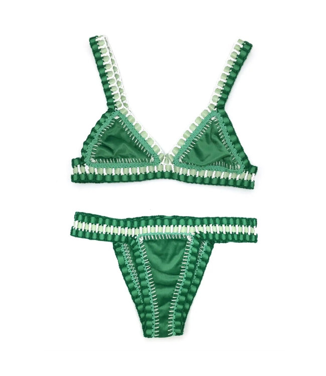 Ibiza Bikini Velvet / Green