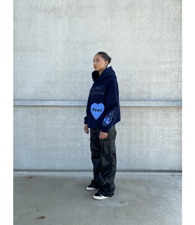 Lucky Me Hoodie / Navy Blue