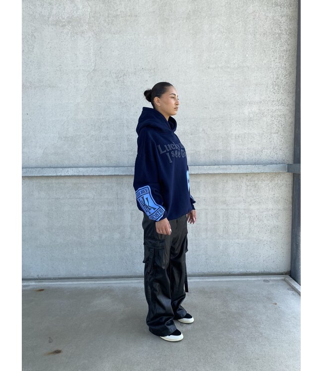 Lucky Me Hoodie / Navy Blue