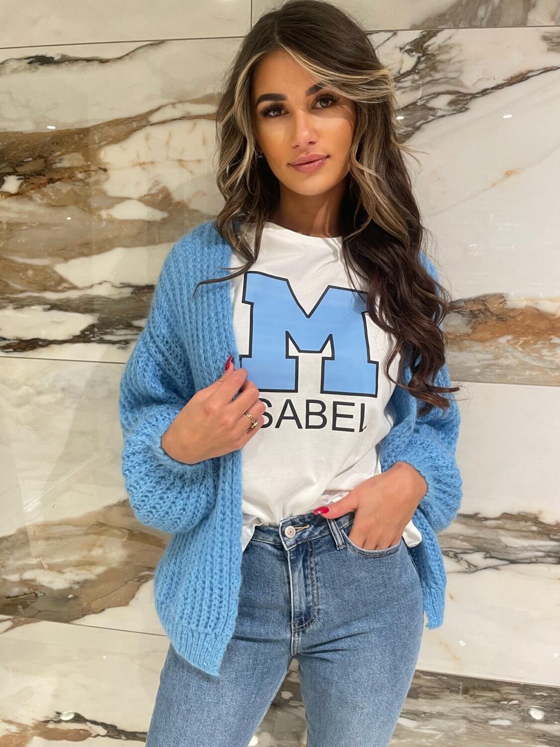 Blue cardigans deals