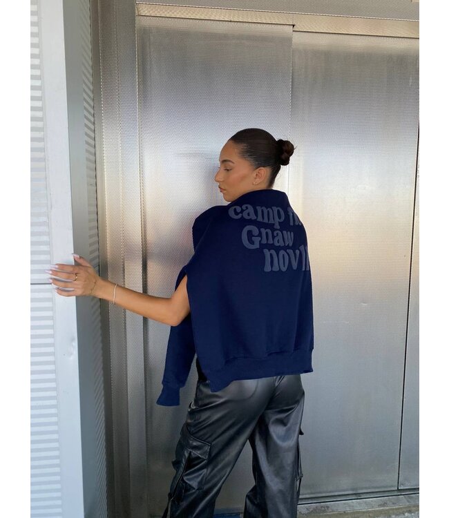 Lucky Me Hoodie / Navy Blue