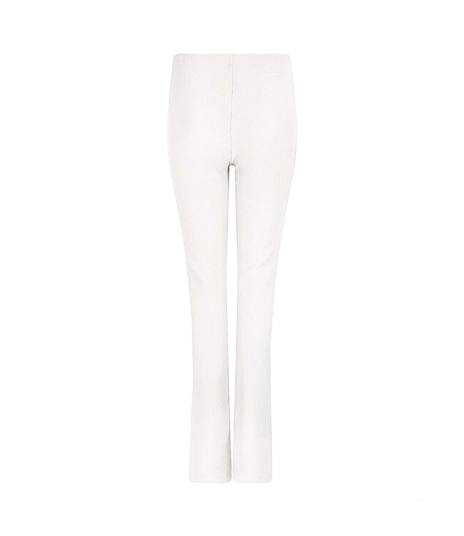 Flared Split Pants / White