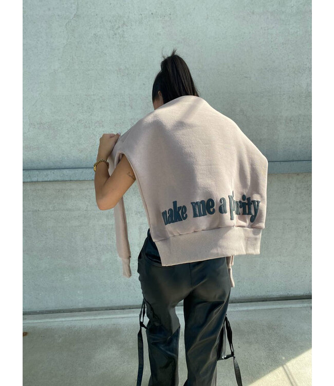 Make me a Priority Hoodie / Beige