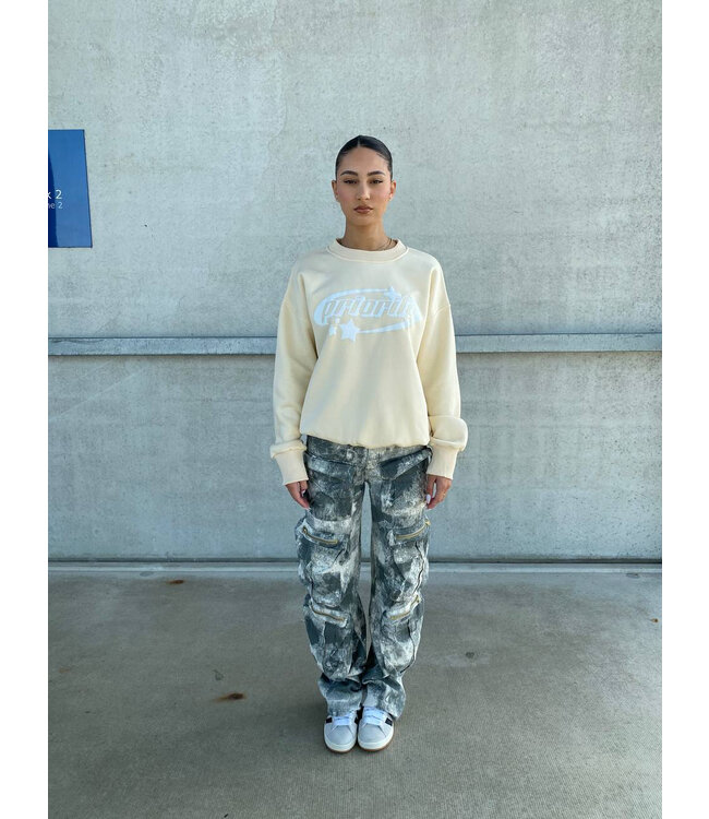 Angel Numbers Sweater / Butter Yellow