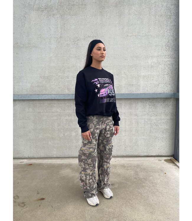 Turbo Motors Sweater / Purple