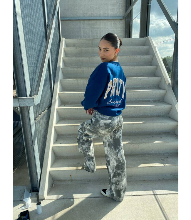 Prioritize Me Sweater / Cobalt Blue