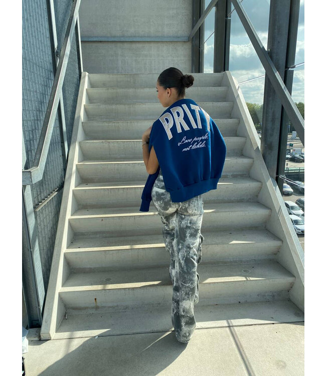 Prioritize Me Sweater / Cobalt Blue