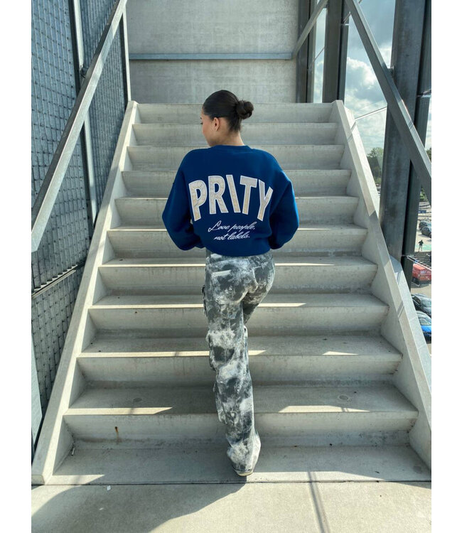 Prioritize Me Sweater / Cobalt Blue