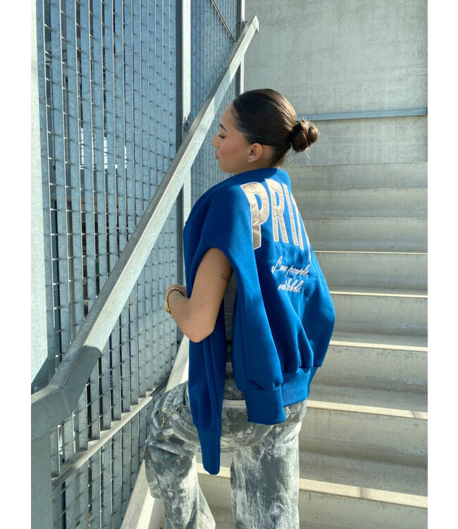 Prioritize Me Sweater / Cobalt Blue