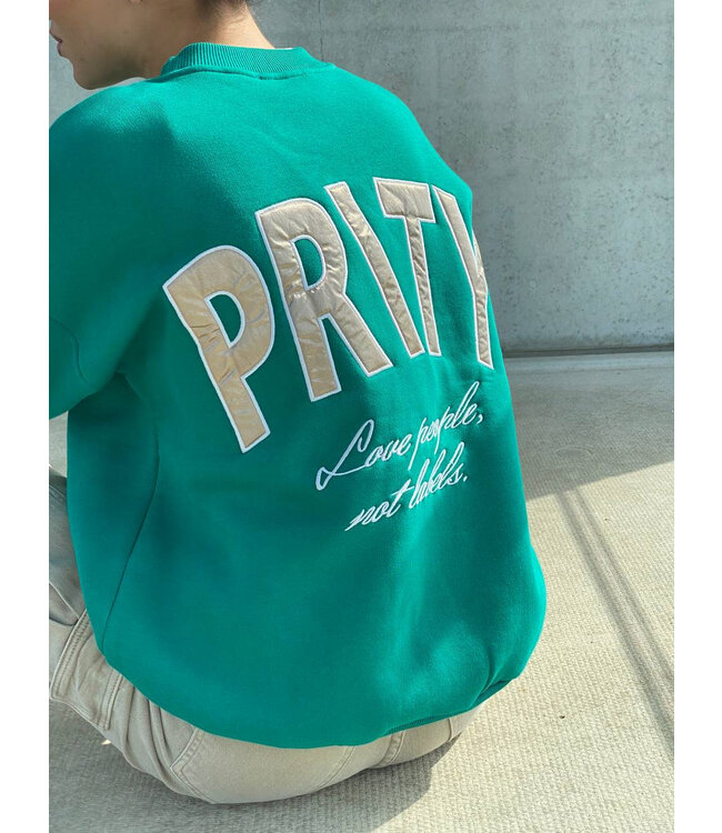 Prioritize Me Sweater / Emerald Green