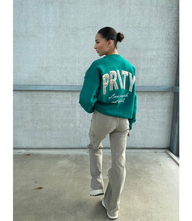 Prioritize Me Sweater / Emerald Green