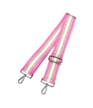 Glitter Bag Strap / Pink