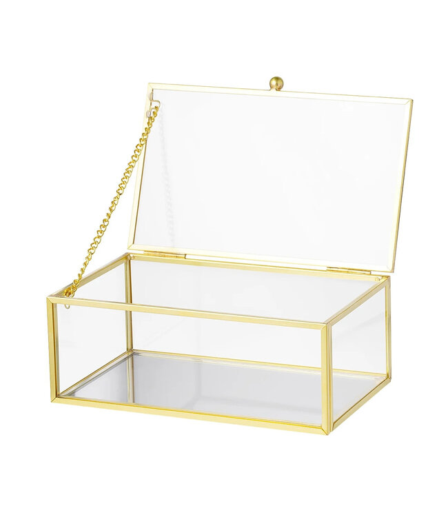 Glass Jewelry Box / Large