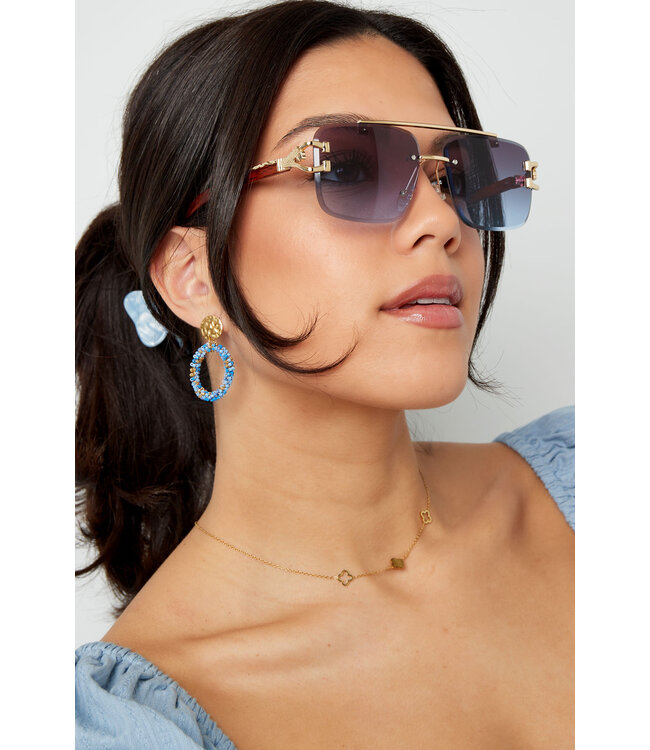 Leopard Wood Sunglasses