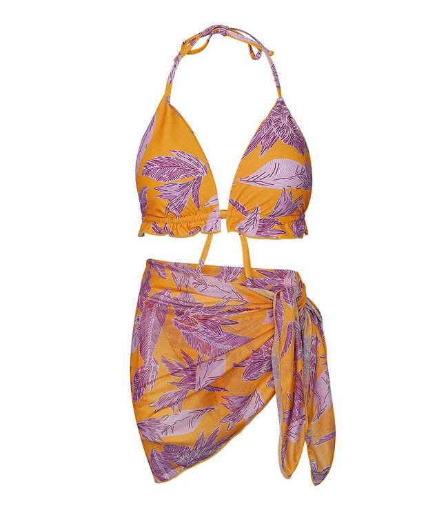 Leaves Sarong Bikini