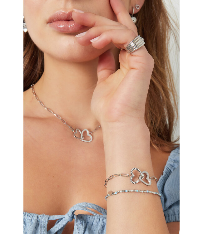 Linked Hearts Bracelet