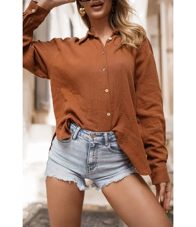 Mousseline Blouse / Camel