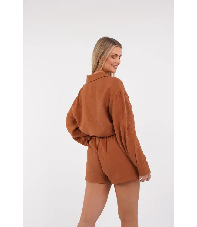 Mousseline Blouse / Camel