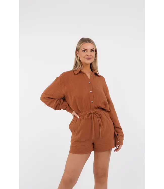 Mousseline Short / Camel