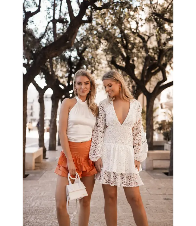 Ruffles Skort / Orange