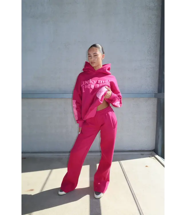 Lucky Me Hoodie / Fuchsia