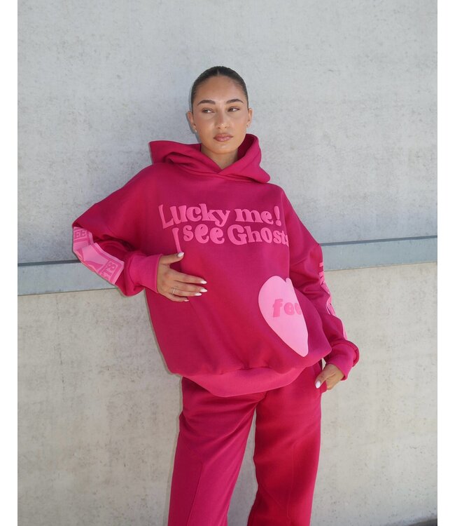 Lucky Me Tracksuit / Fuchsia