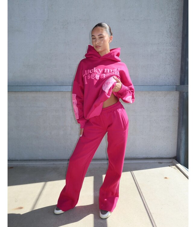Lucky Me Tracksuit / Fuchsia