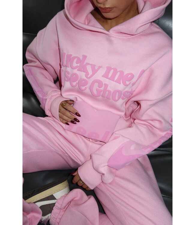 Lucky Me Tracksuit / Pink