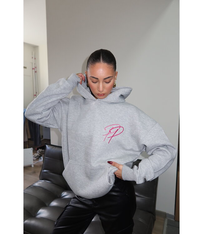 Priority Signature Hoodie / Grey
