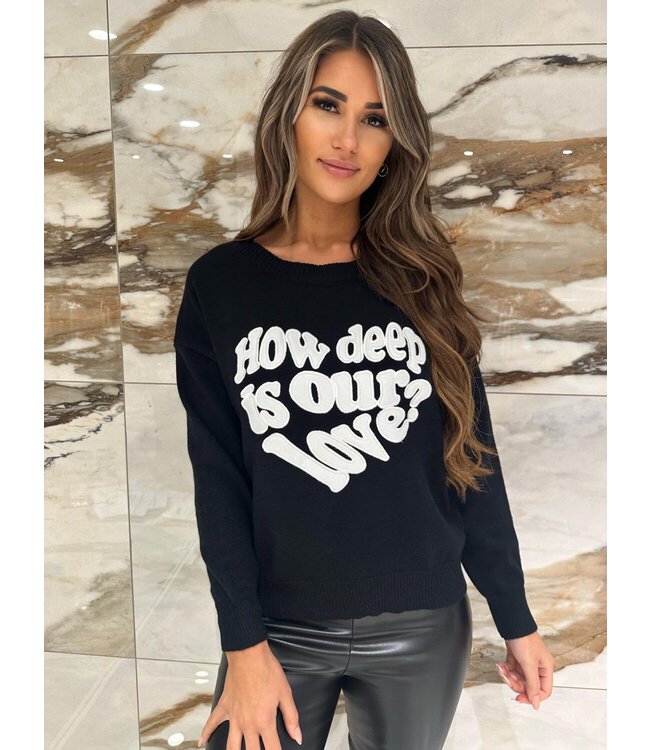 Deep Sweater / Black