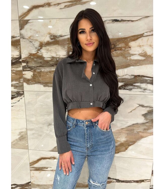 Ivy Blouse / Dark Grey