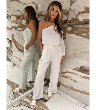 Lopez Jumpsuit / White