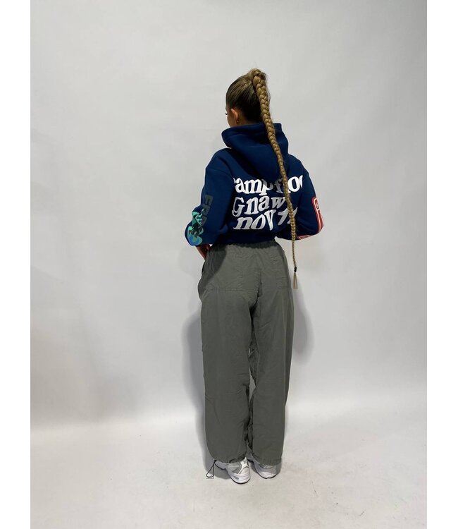 Lucky Me Ghost Hoodie / Navy Blue