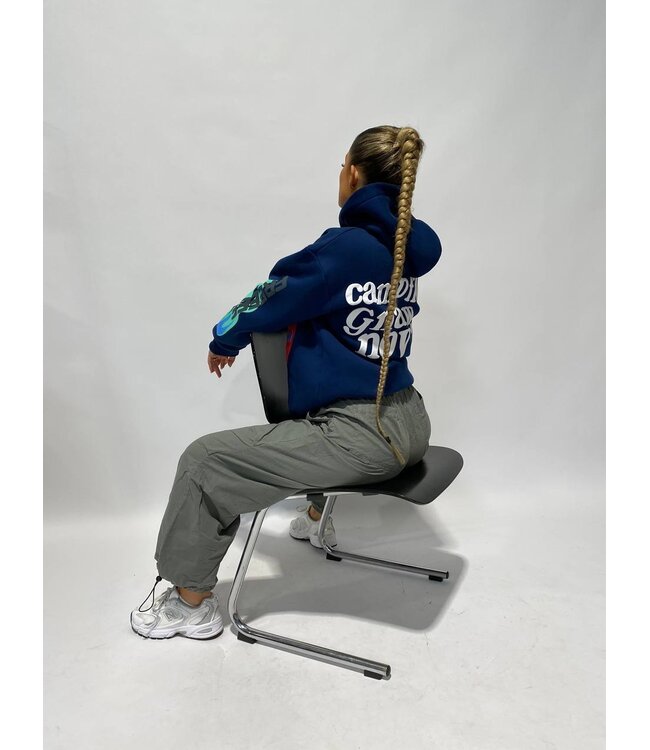 Lucky Me Ghost Hoodie / Navy Blue