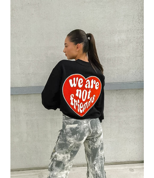 Not Friends Sweater / Black