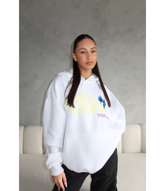 Find in Crowds Hoodie / White