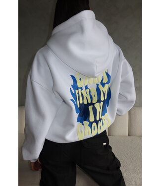 Find in Crowds Hoodie / White