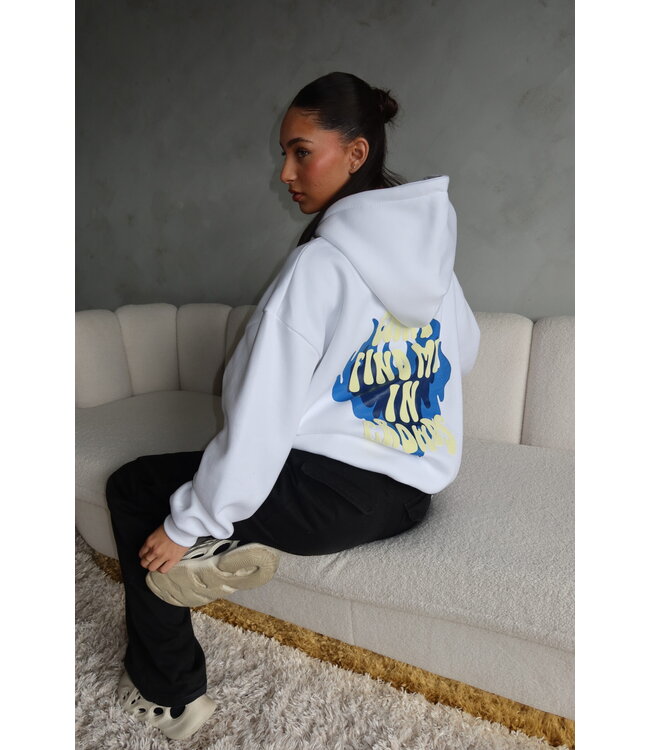 Find in Crowds Hoodie / White