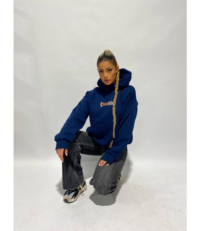 Revolution Hoodie / Navy Blue